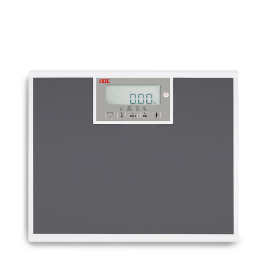 Elektronische professionelle Personenwaage mit extra breiter Wiegefläche und Perspektivwechsel der Anzeige - ADE M320600