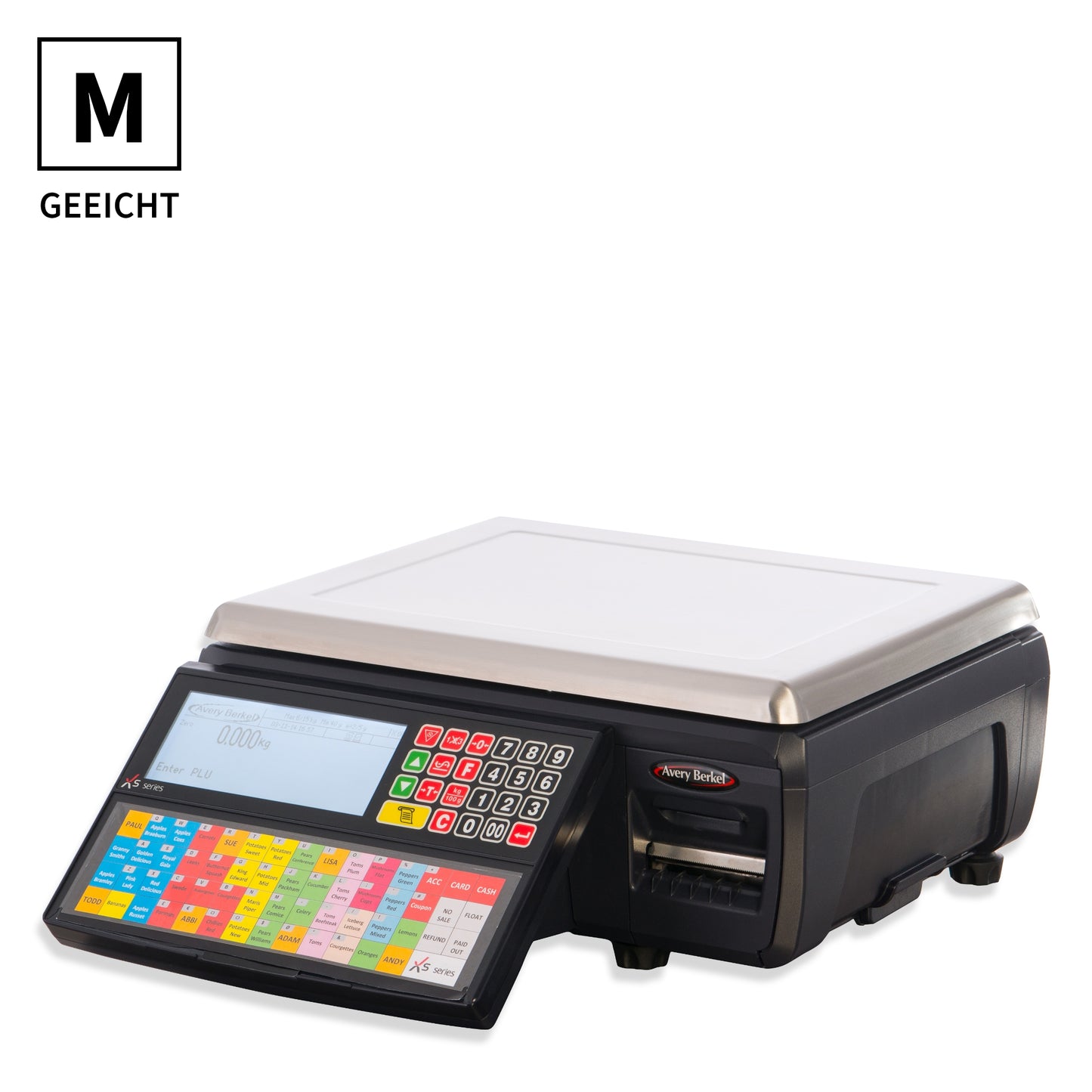 Geeichte Etikettierwaage AVERY BERKEL XS 100 | inkl. Eichkosten | Höchstlast: 15 kg