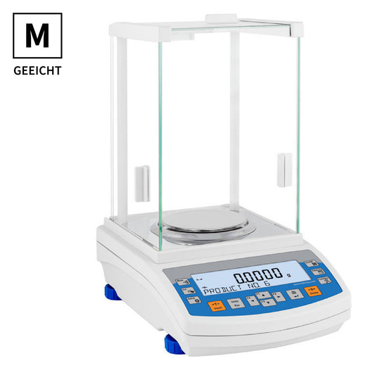 Geeichte Analysenwaage RADWAG ASR2-PLUS | inkl. Eichkosten | Höchstlast: 110 / 220 / 310 g | Ziffernschrit 0,1 mg