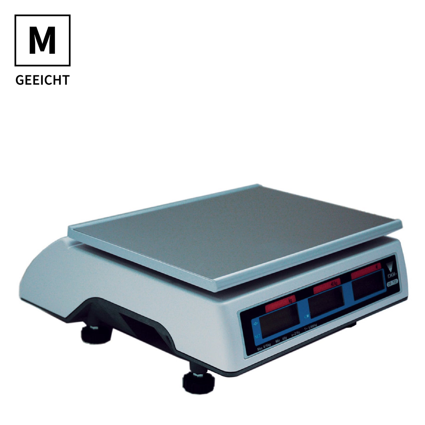 Preisrechnende Ladenwaage geeicht DIGI DS700 | Höchstlast: 6 kg / 15 kg / 30 kg