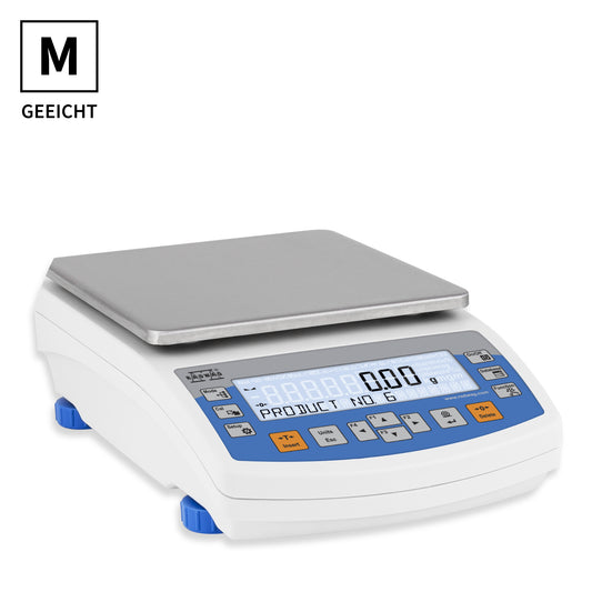 Geeichte Präzisionswaage RADWAG PS 2100.R2 | inkl. Eichkosten | Höchstlast 2100 g | diagonal