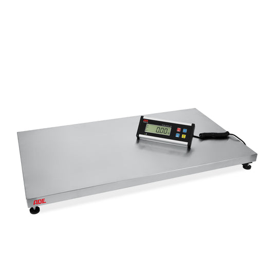 Elektronische Plattformwaage, Veterinärwaage ADE TWM100-200 | Höchstlast: 200 kg | mit Siliconmatte