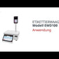 Etikettierwaage, Etikettenwaage ADE EWD100 | Höchstlast: 3/6 kg und 6/15 kg | Inklusive PC-Software und Grundprogrammierung | geeicht