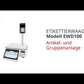 Etikettierwaage, Etikettenwaage ADE EWD100 | Höchstlast: 3/6 kg und 6/15 kg | Inklusive PC-Software und Grundprogrammierung | geeicht
