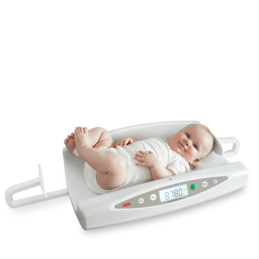 Professionelle Komfort-Babywaage | Längenmessfunktion | ADE M118600-01 | Höchstlast: 20 kg - mit Baby